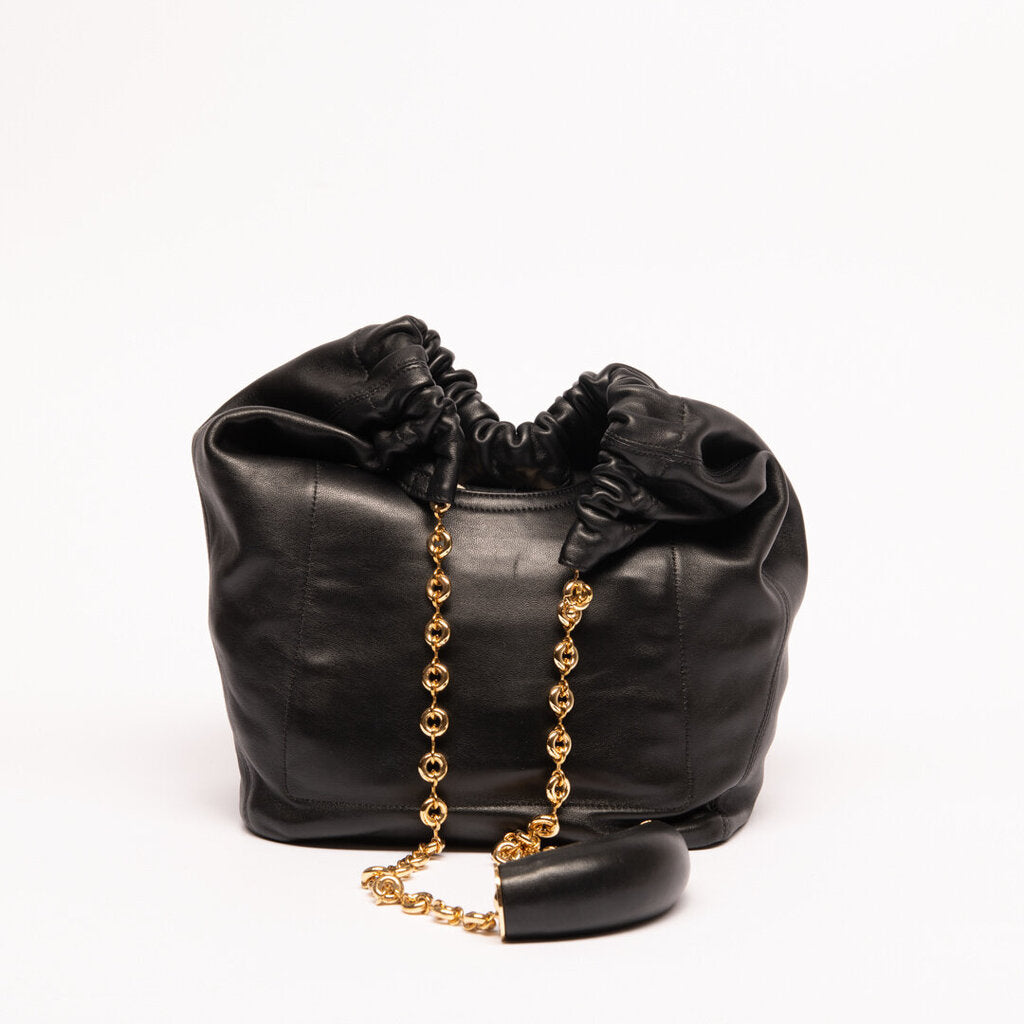 Loewe Black Lambskin Small Squeeze Bag