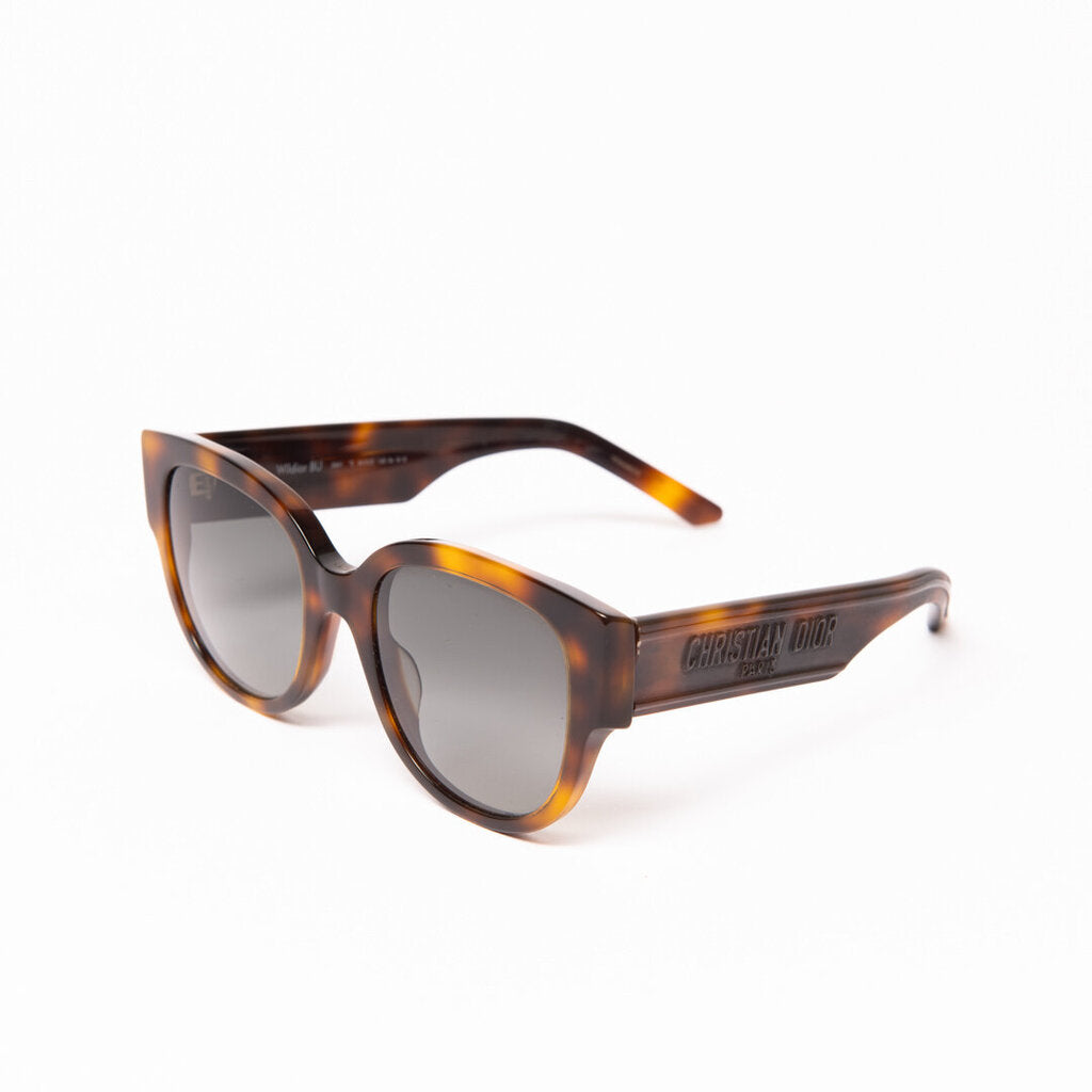 Christian Dior Brown Tortoise Square Sunglasses