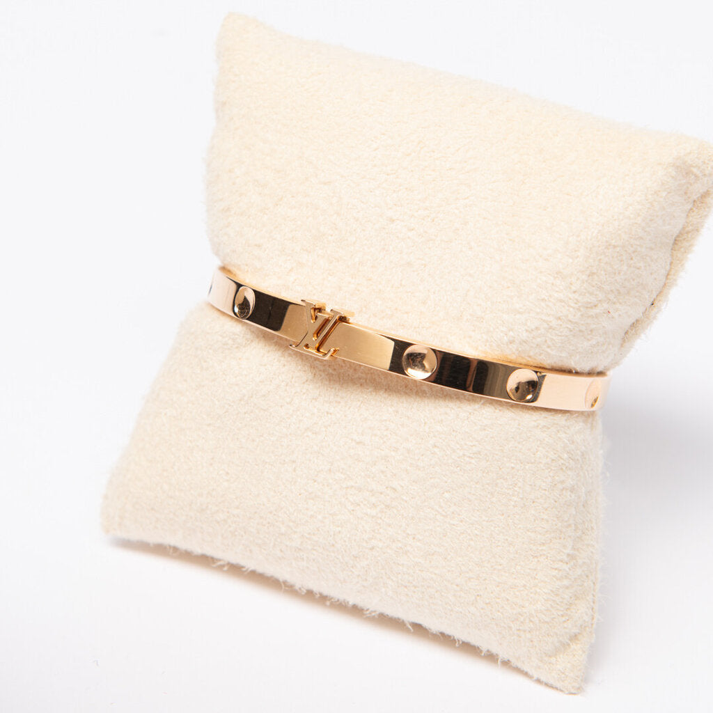 Louis Vuitton 18krg Empreinte Bangle Bracelet