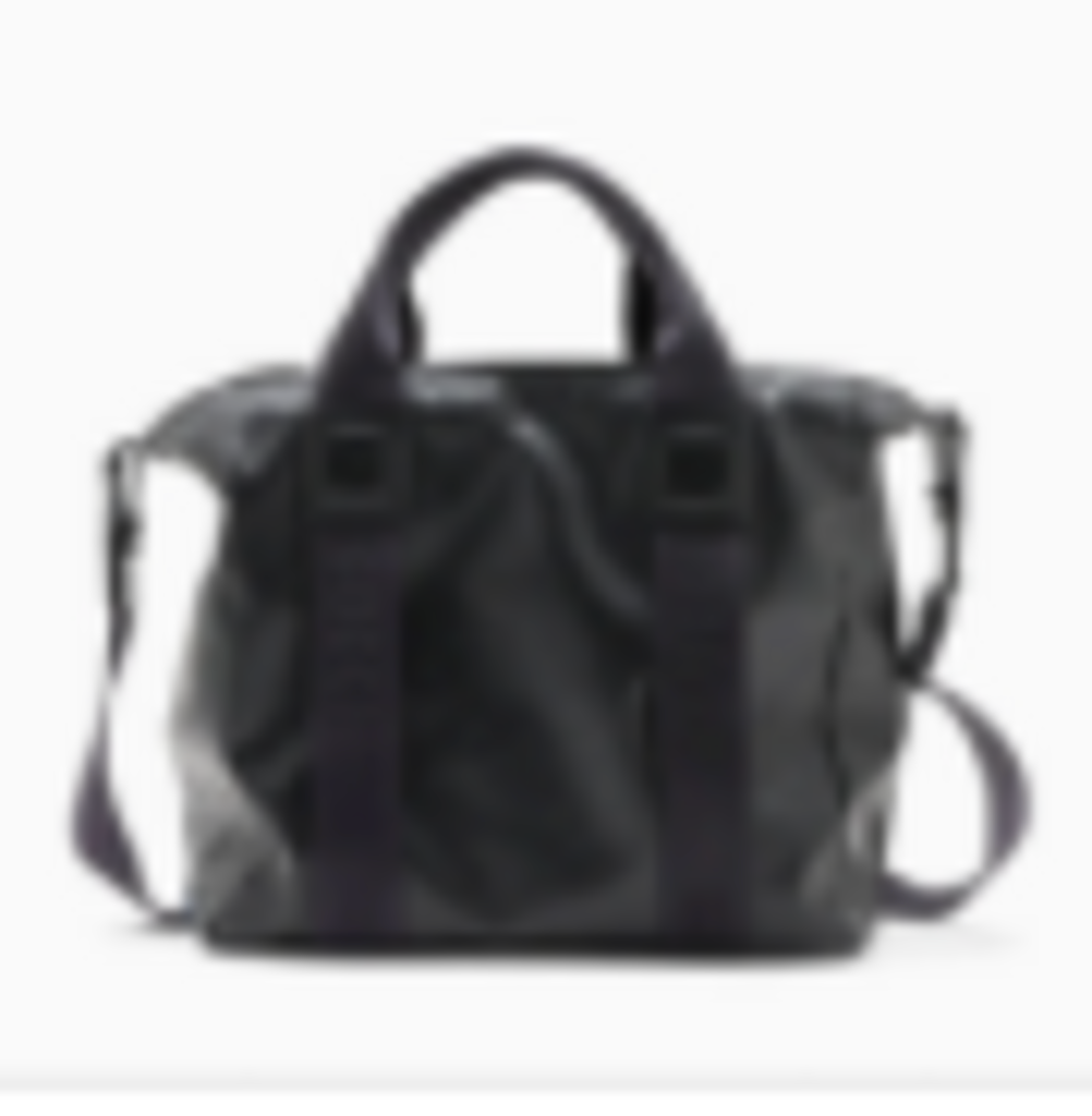 Black 2 Way Leather Bag