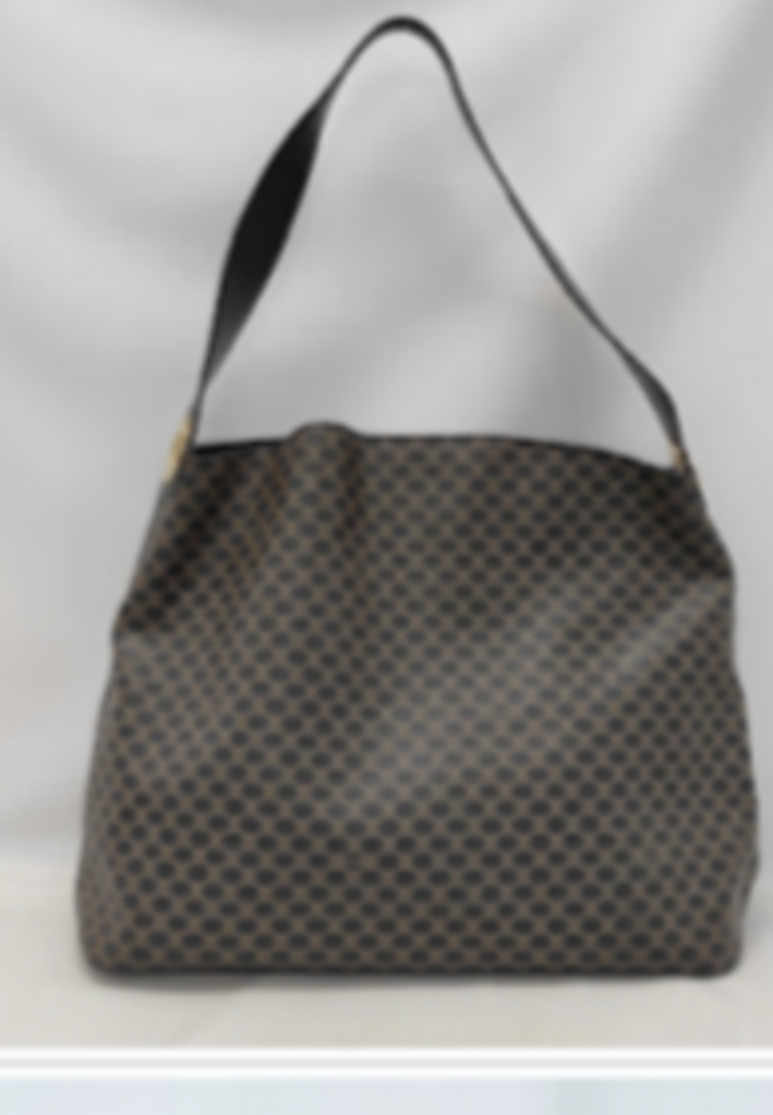 Black & Brown Macadam Shoulder Bag