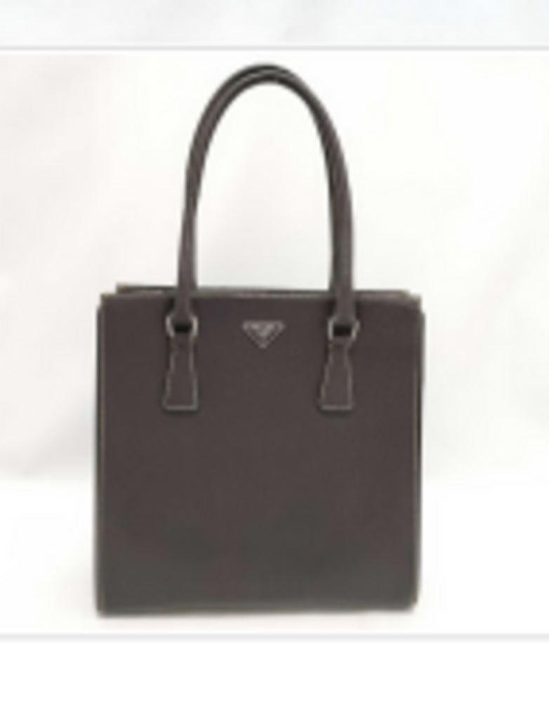 Black Leather Top Handle Bag