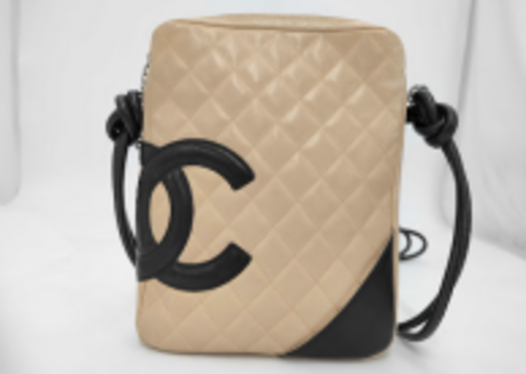 Tan & Black Cambon Messenger Bag