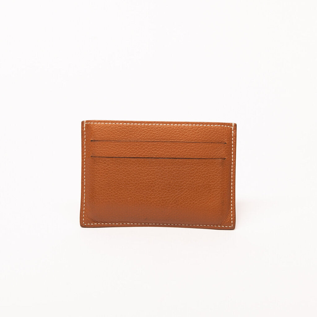 Hermes Gold Sellier Card Holder