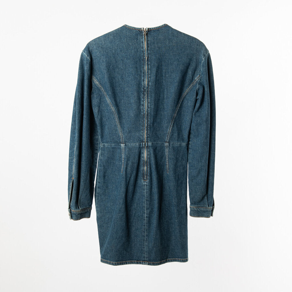 Iro Blue Denim Mini Dress