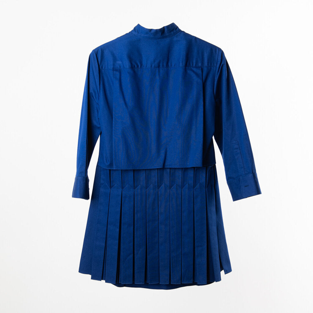 Alexander McQueen Cobalt Cotton Tunic