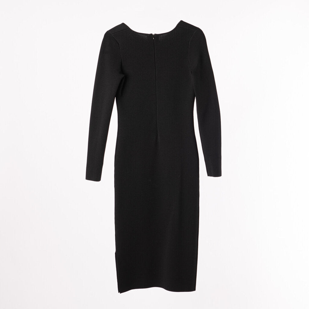 Veronica Beard Black Viscose Maxi Dress
