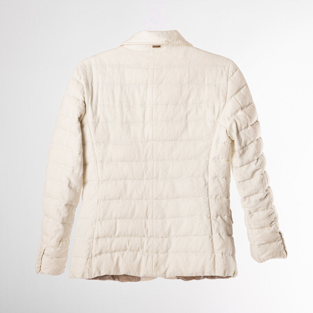 Herno White Light Weight Puffer Jacket