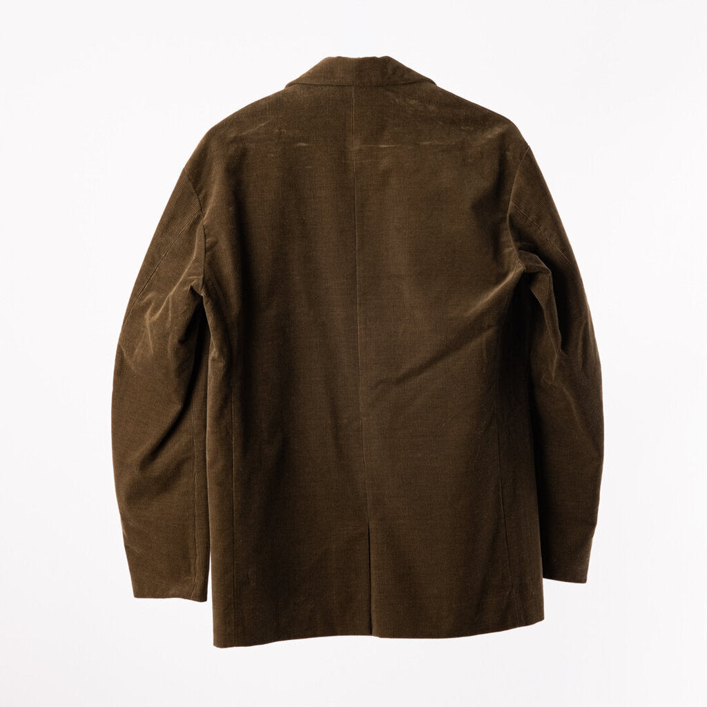 Cristaseya Olive Green Corduroy Blazer & Pant Set