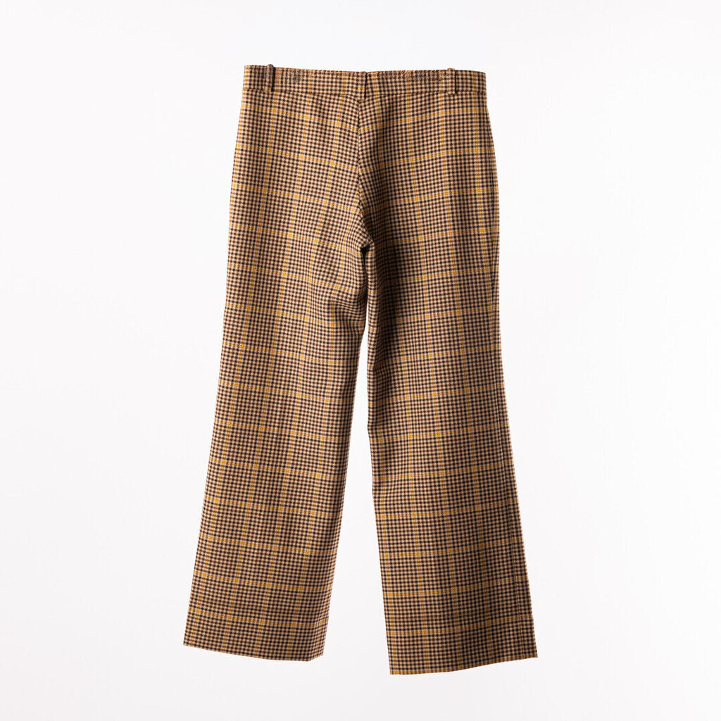 Balenciaga Multicolor Wool Houndstooth Trouser