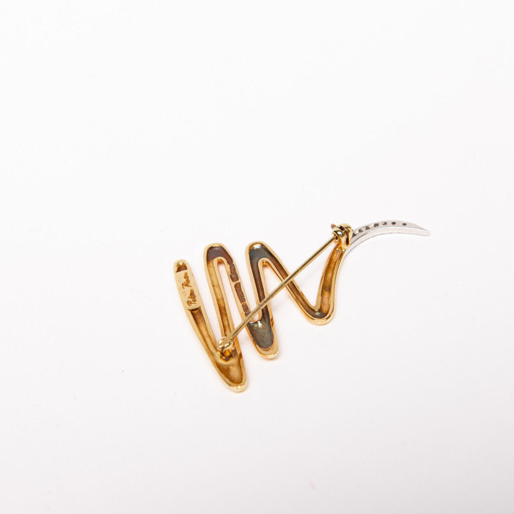 Tiffany & Co / Paloma Picasso Zig-Zag Squiggle Pin (1983)