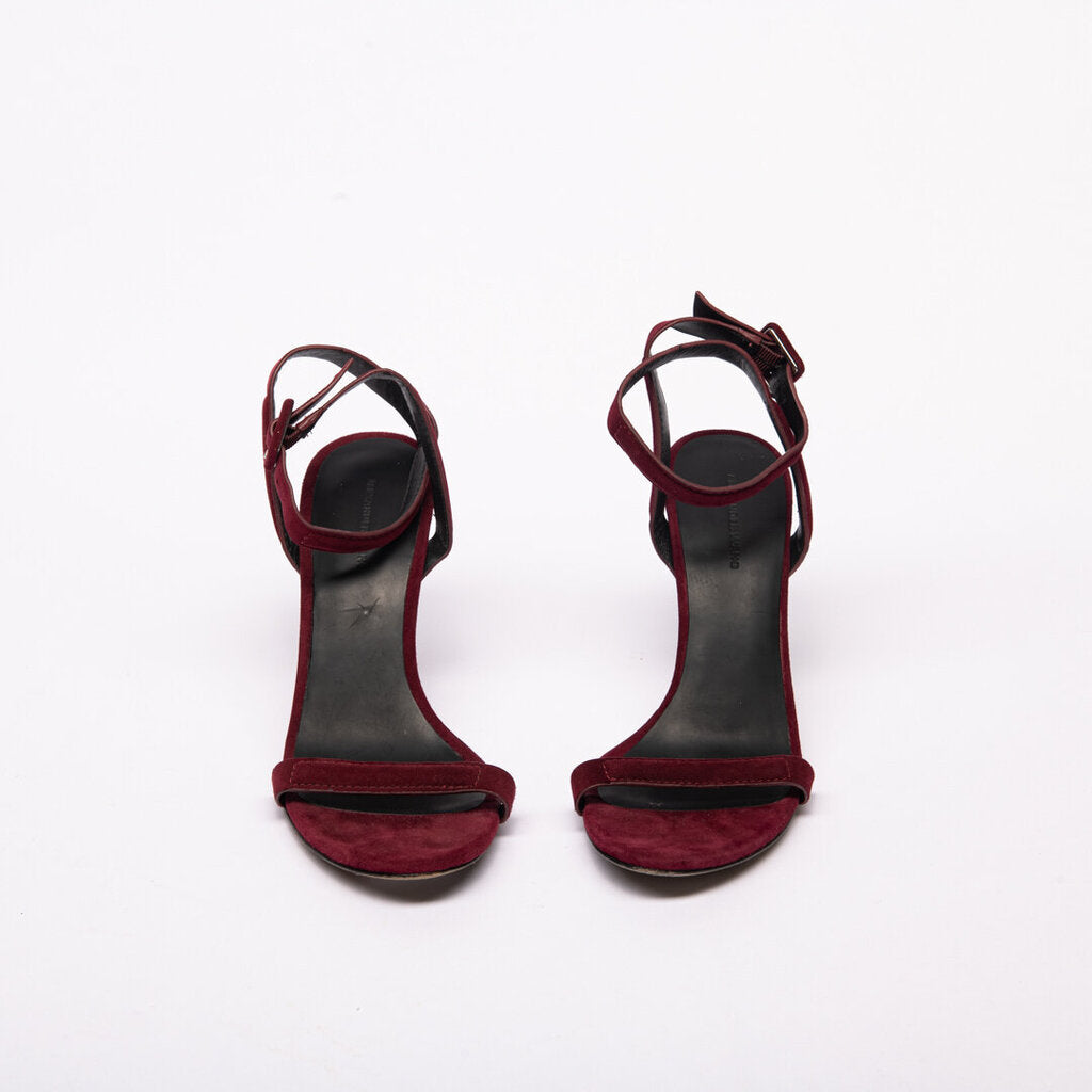 Alexander Wang Burgundy Suede Heels