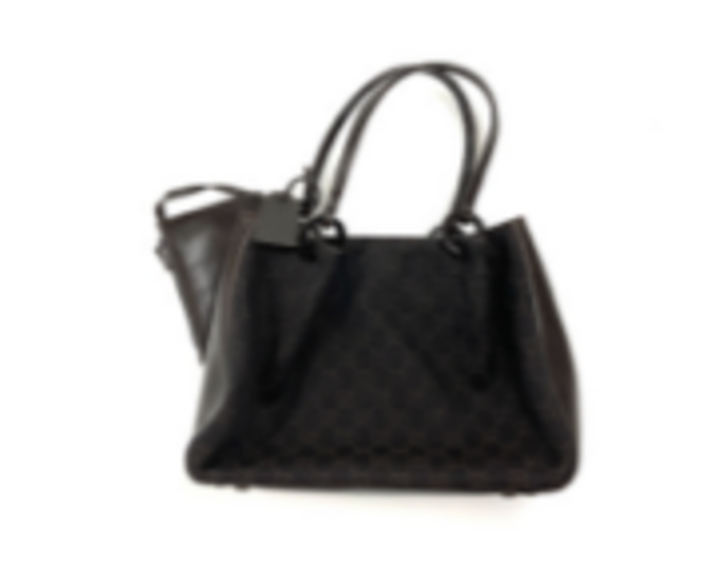 Black Canvas Tote