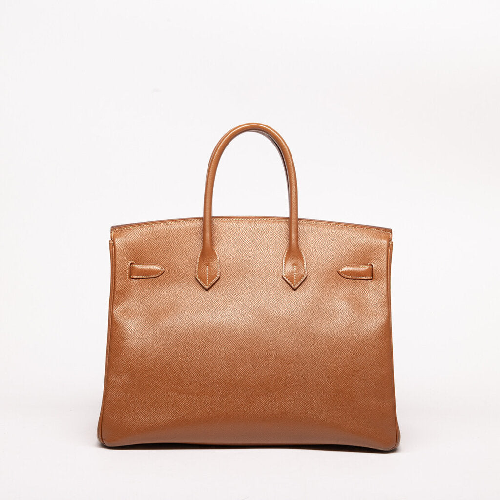 Hermes Gold Courchevel Birkin 35 (1998)