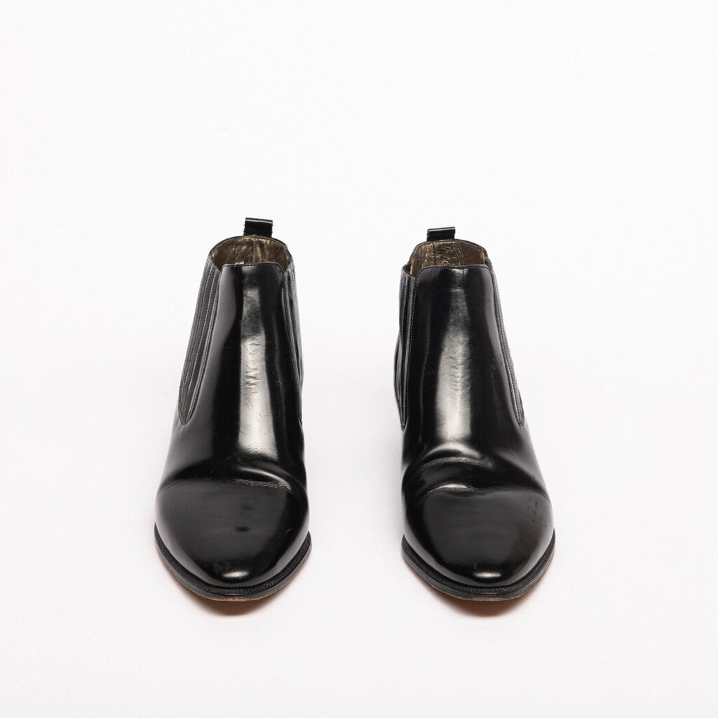 Isabel Marant Black Leather Ankle Boots