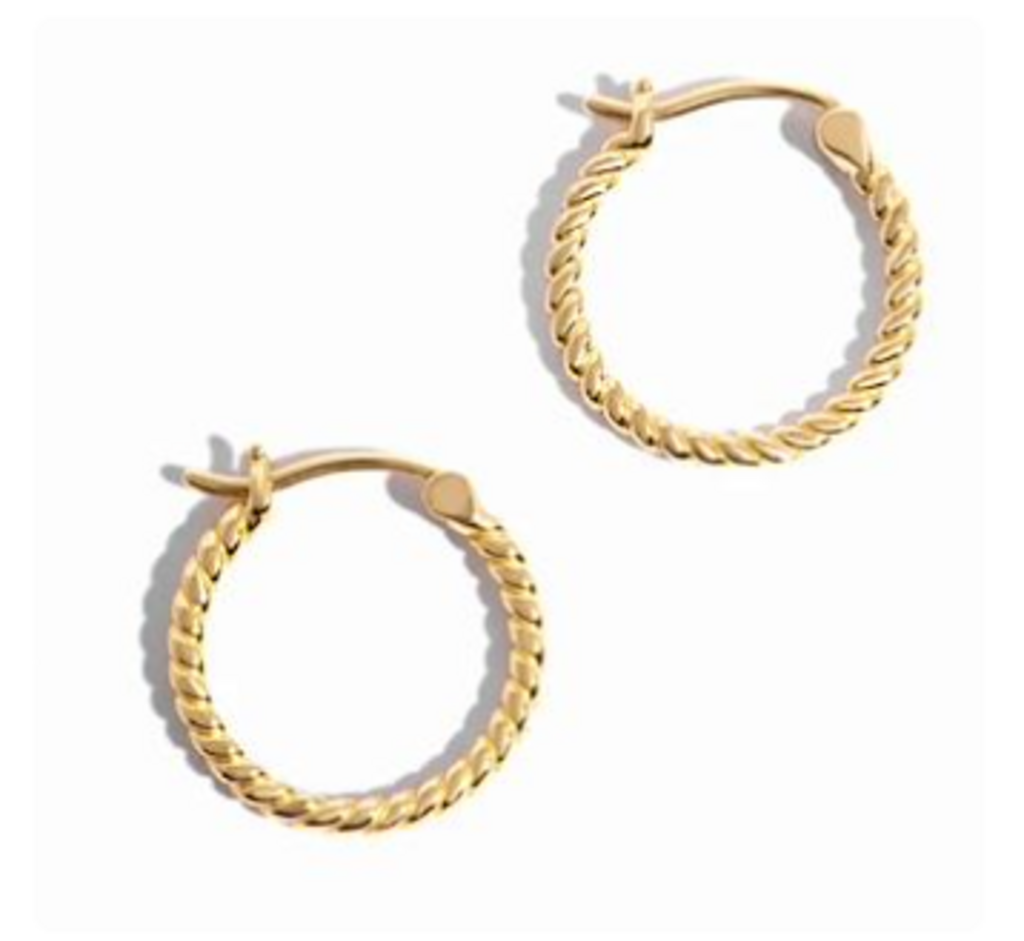 18mm Spiral Hoops YG'