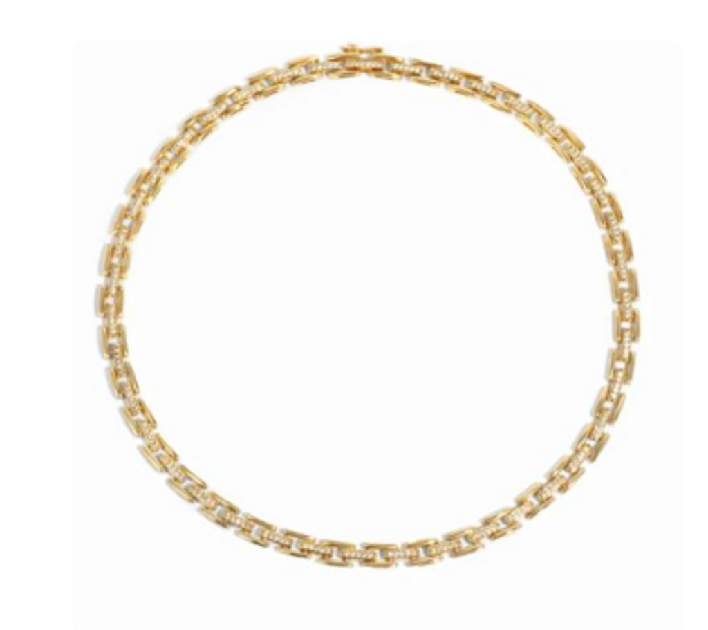 LINK COLLAR NECKLACE YG 16'