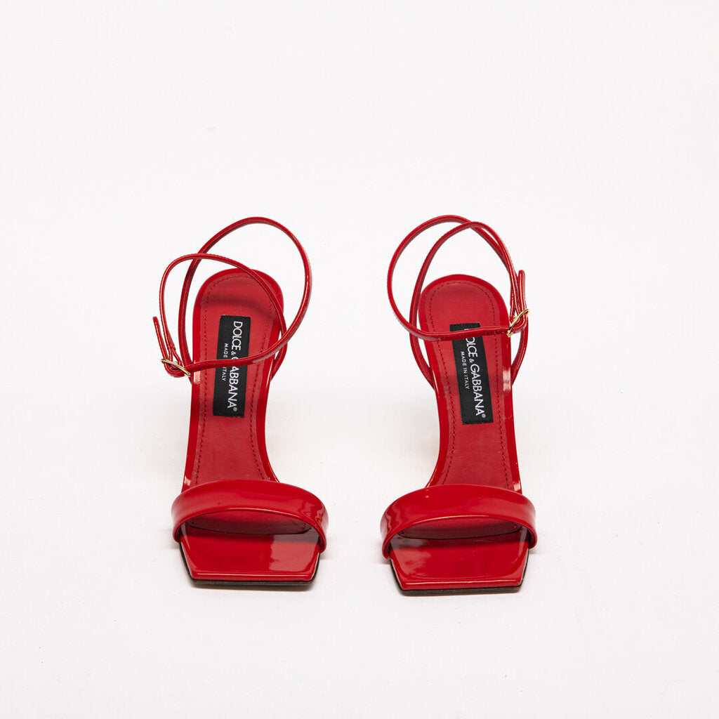 Dolce & Gabbana Red Patent DG Heels