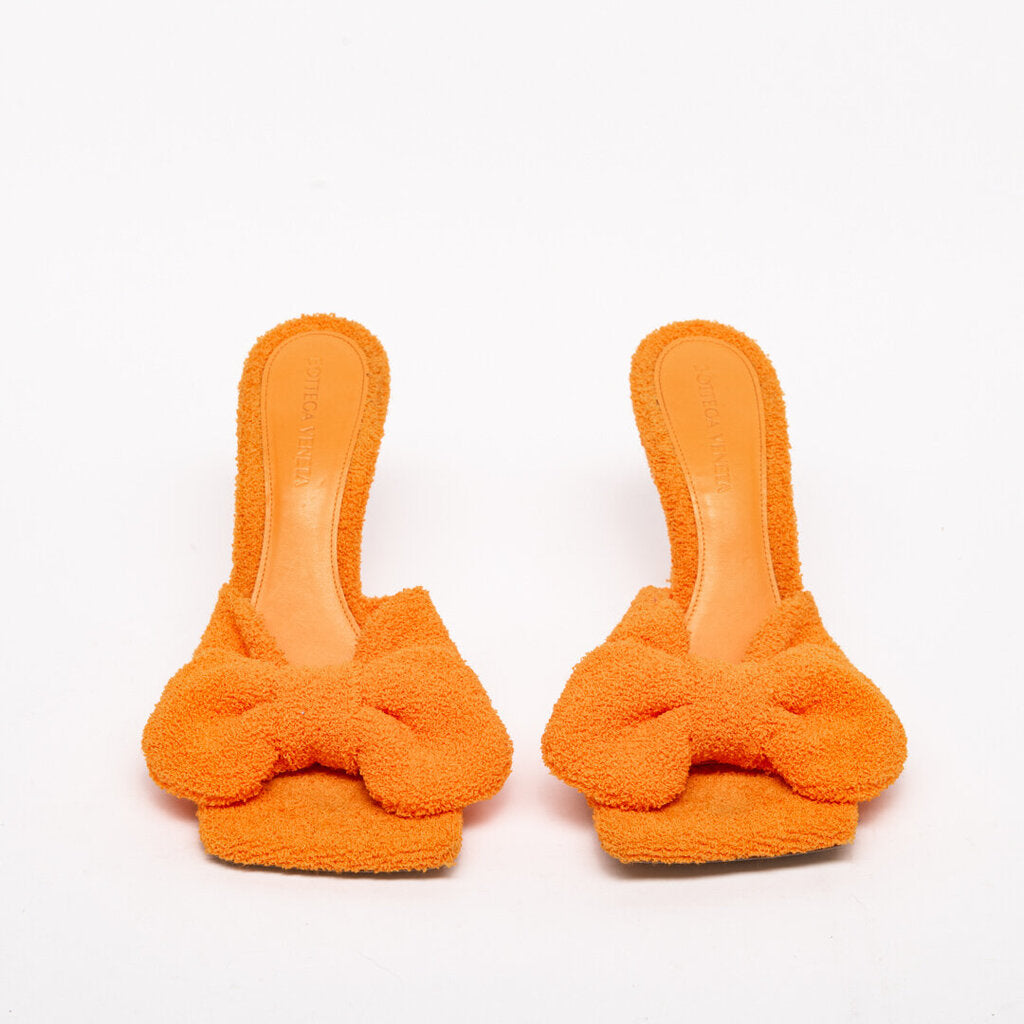 Bottega Veneta Orange Terry Cloth Heel