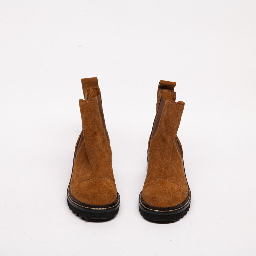 See By Chloe Brown Suede Ankle Boot