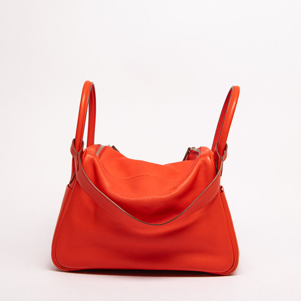 Hermes Red Lindy 30
