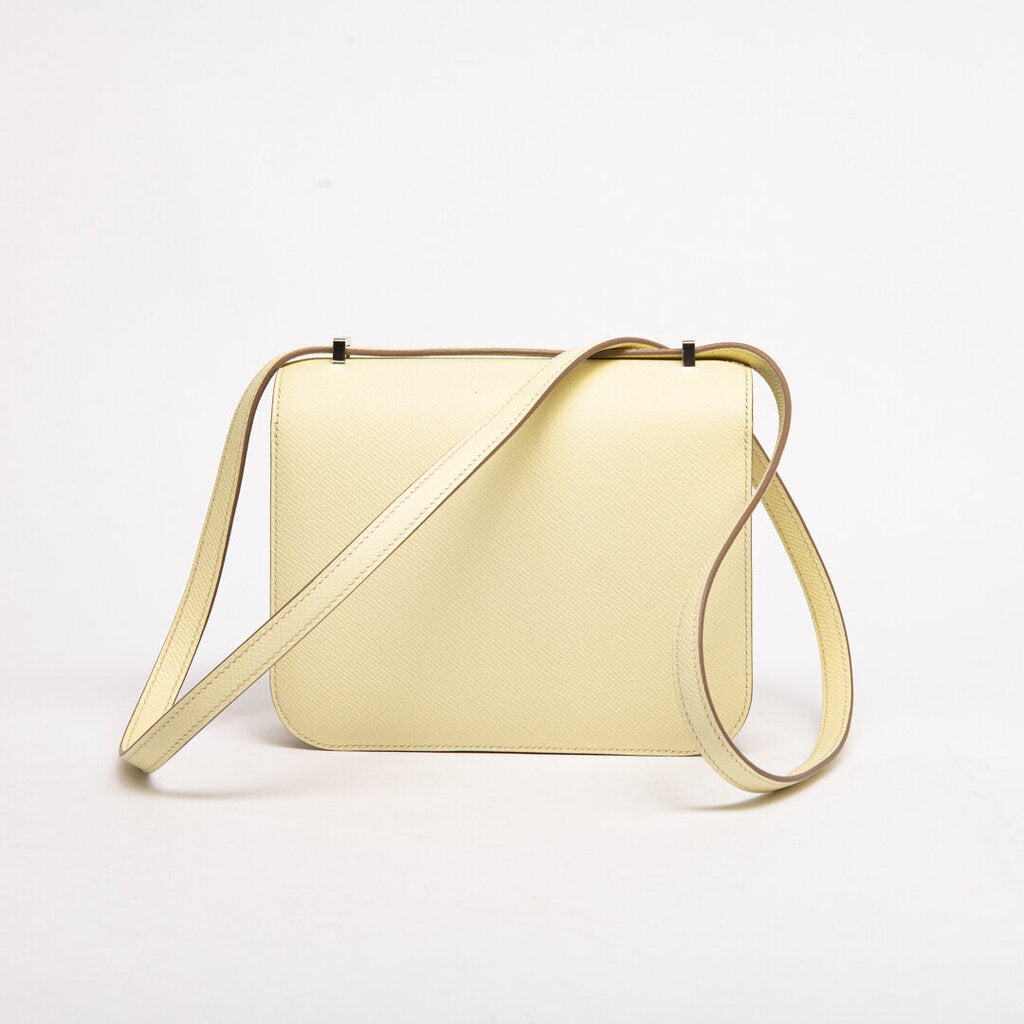 Hermes Light Yellow Epsom Palladium Plated Constance 18 (2025)