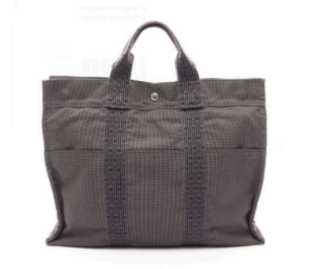 Gray Canvas Tote Bag