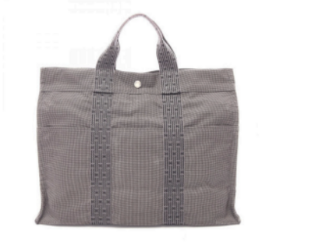 Gray Canvas Tote Bag
