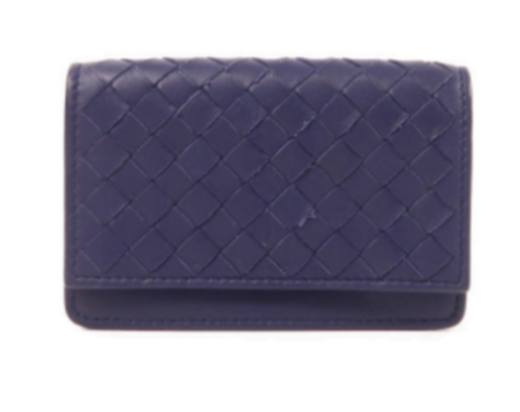 Purple Intrecciato Wallet