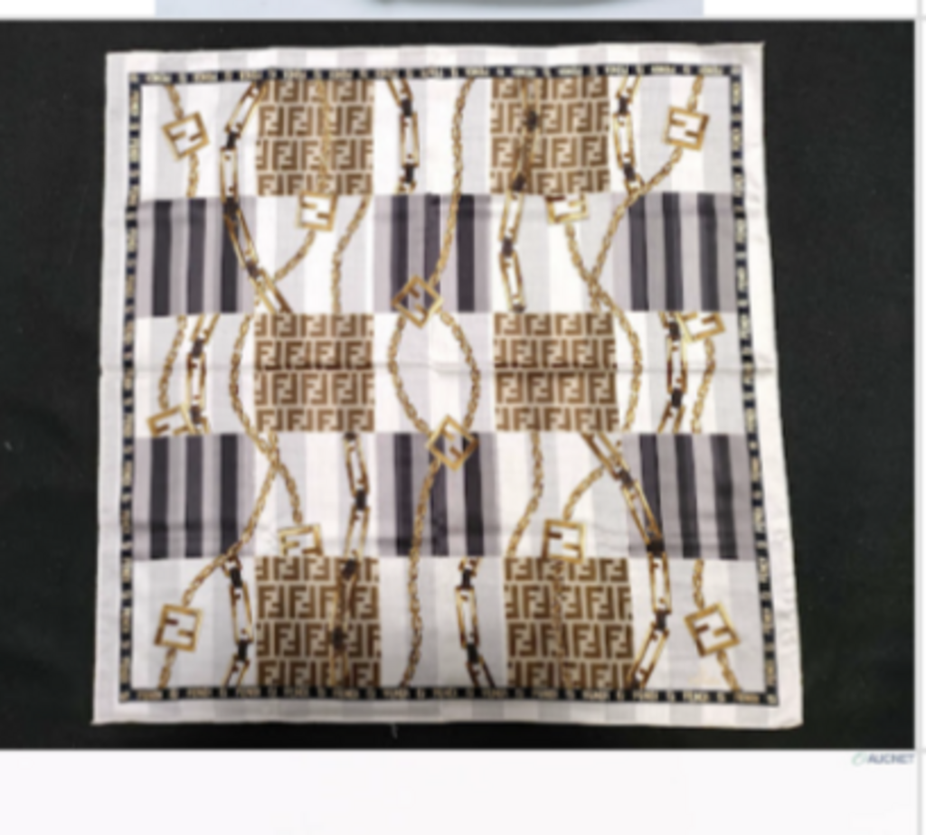 Chain & Zucca Print Scarf