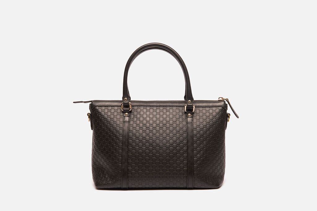 Gucci Guccissima 2Way Tote Black