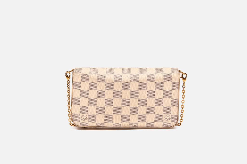 Damier Azure Felicie Pochette Bag