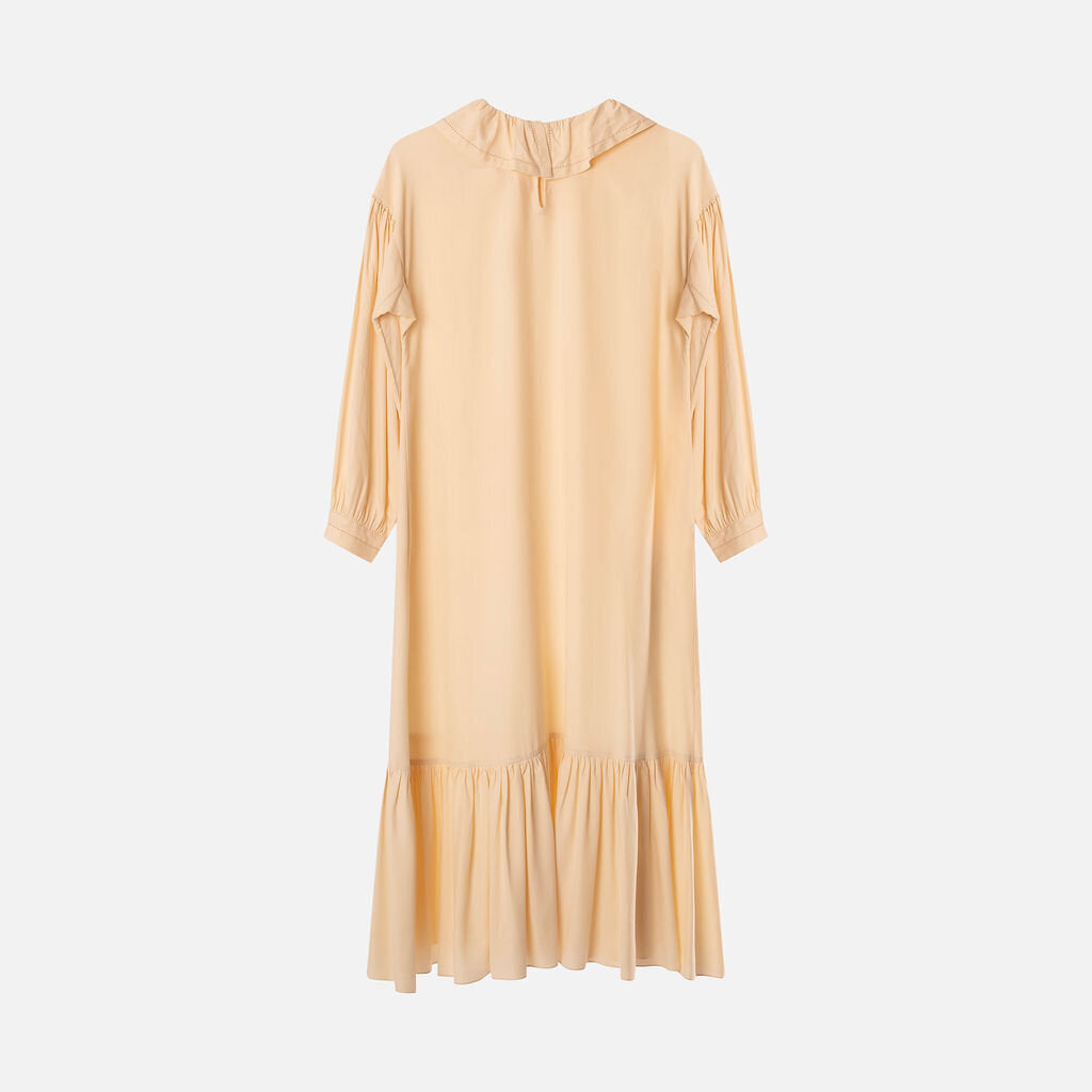 Doen Cream Silk Dress