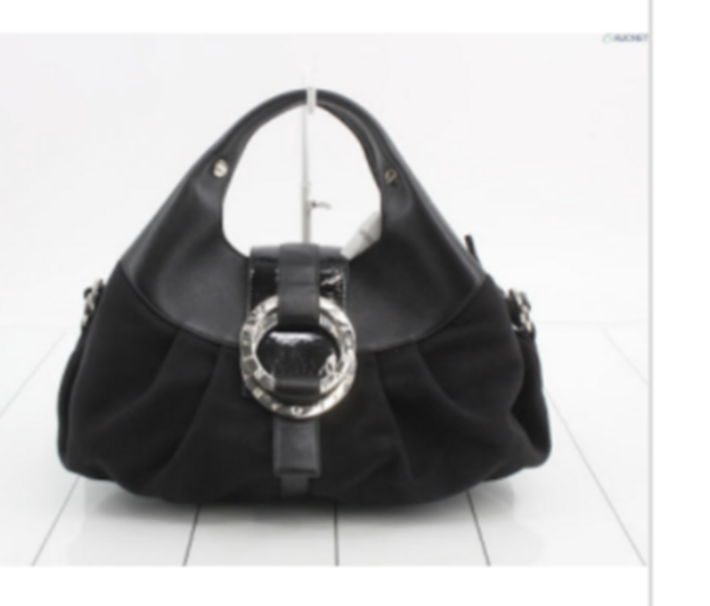 Black Chandra Oversized Buckle Bag