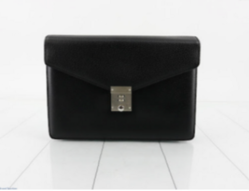 Black Envelope Clutch