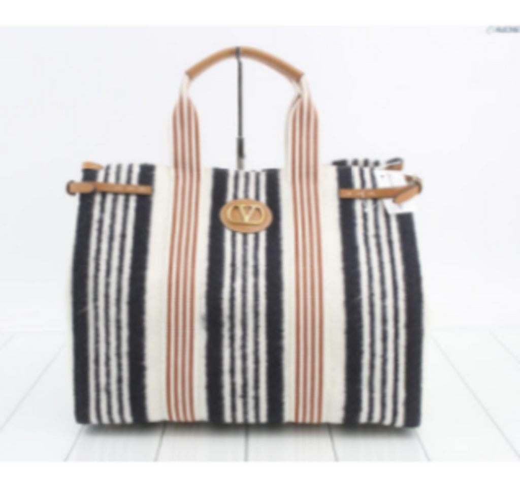 Red/White/Blue Striped Tote