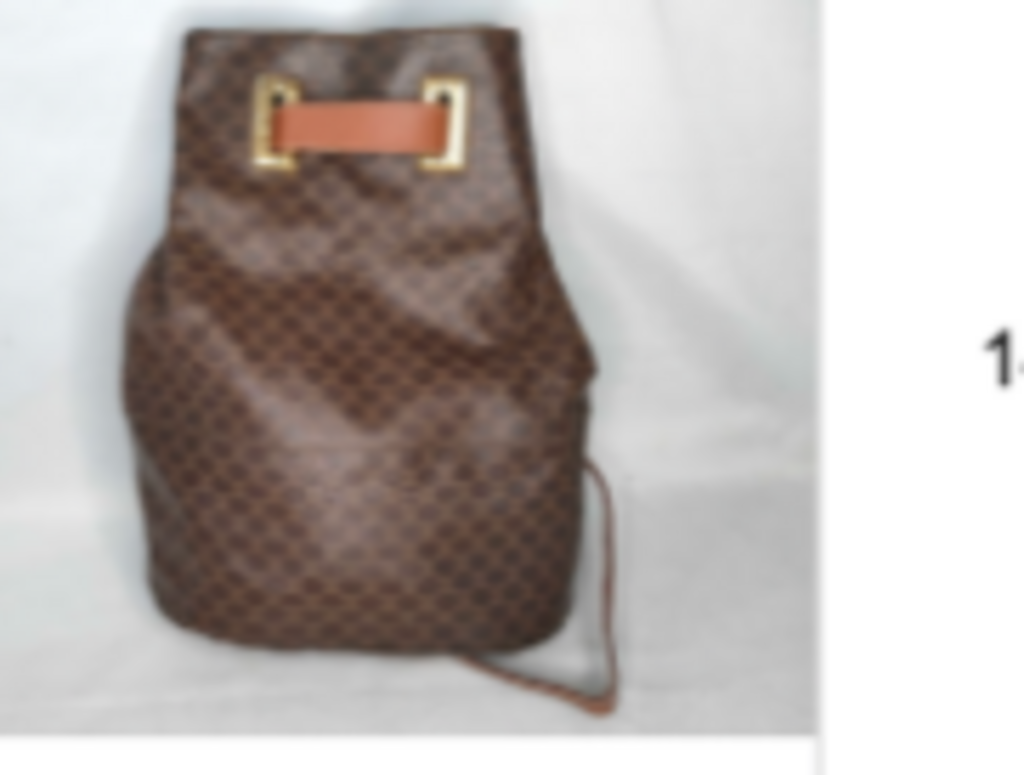 Brown Macadam Bucket Bag