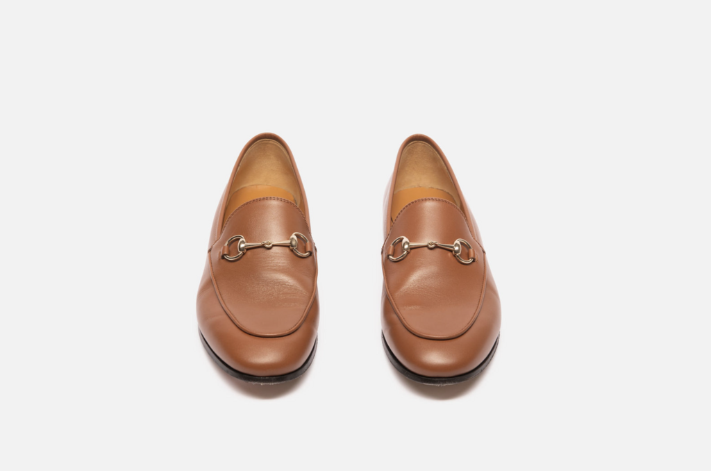 Gucci Brown Leather Horsebit Loafer