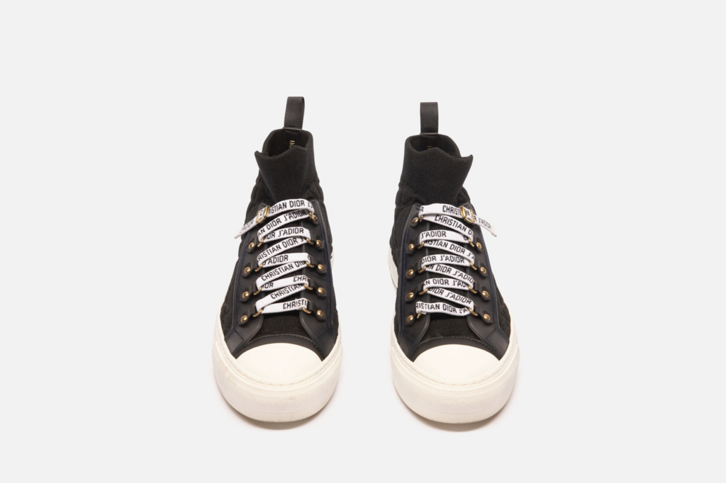 Dior Black "Walk'n'Dior" High Top Sneakers