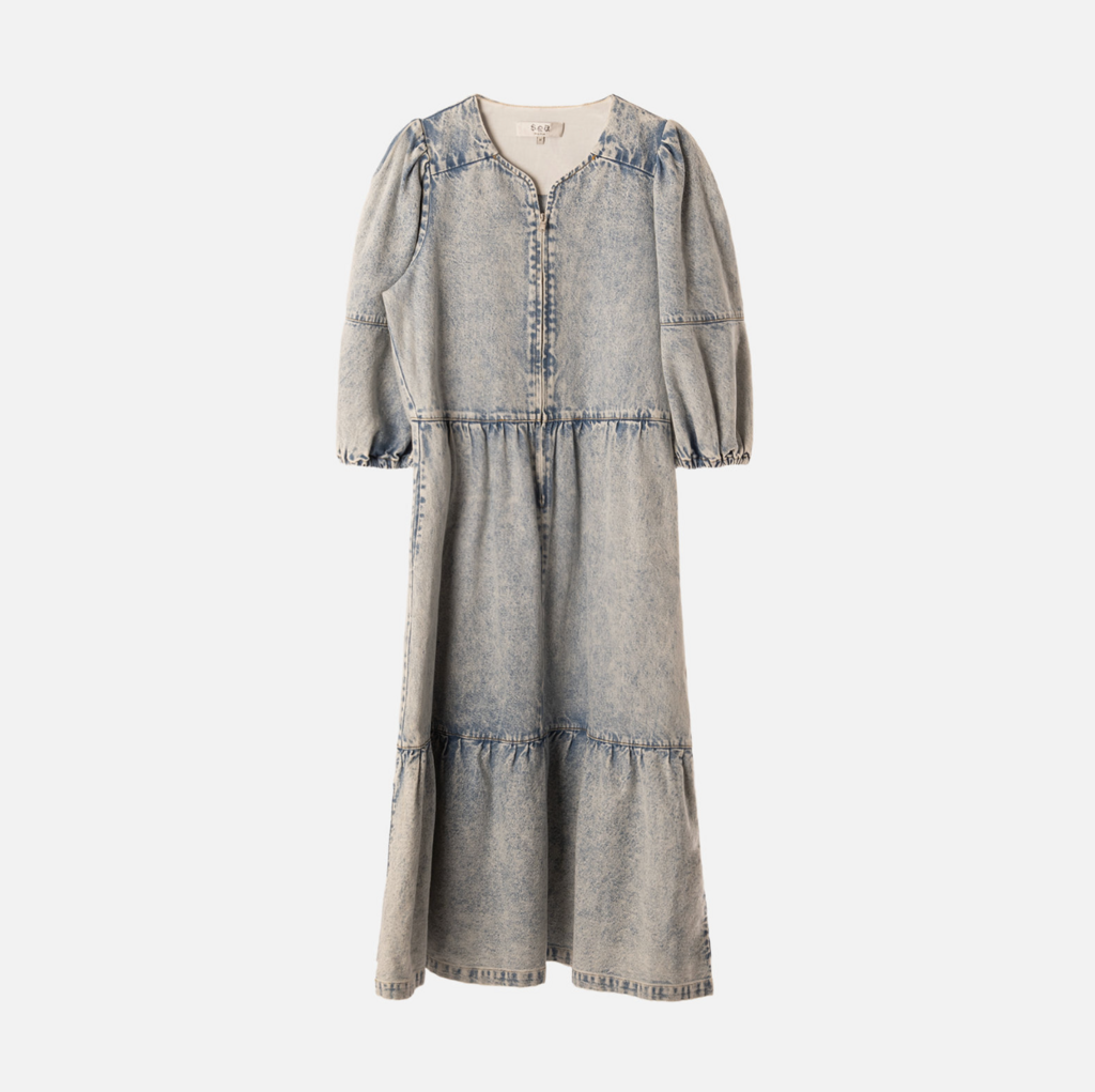 Sea New York Denim Maxi Dress