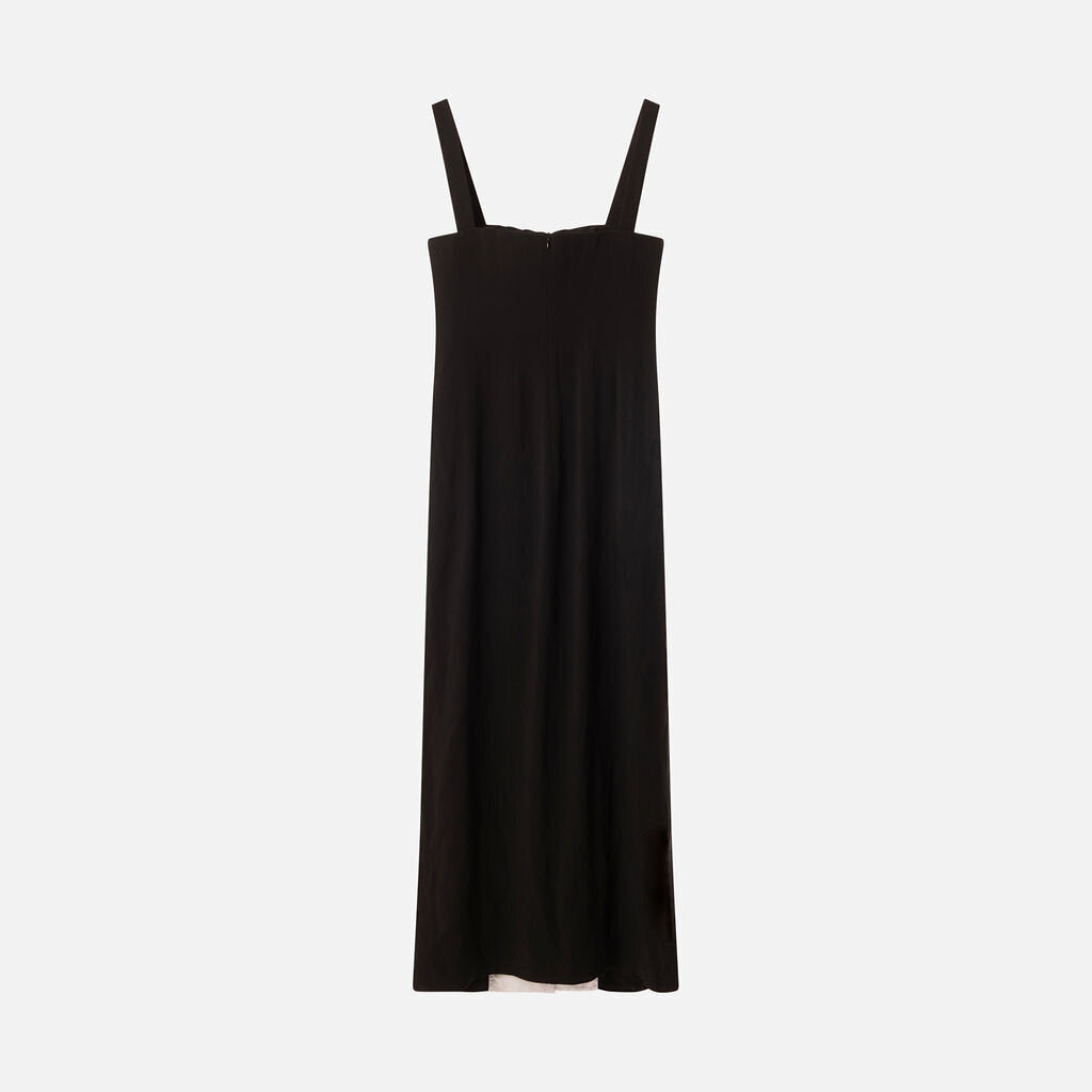 Emportio Armani Black & White Midi Dress