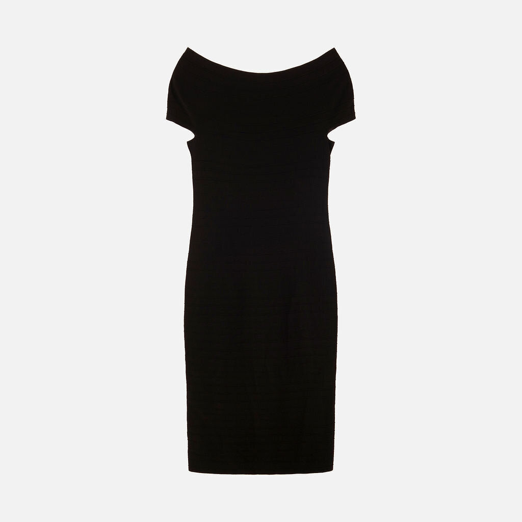 Herve Leger Black Bandage Dress