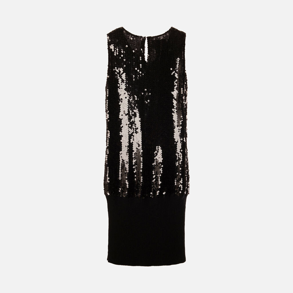 Chanel Sequin & Rib Knit Mini Dress (2007)
