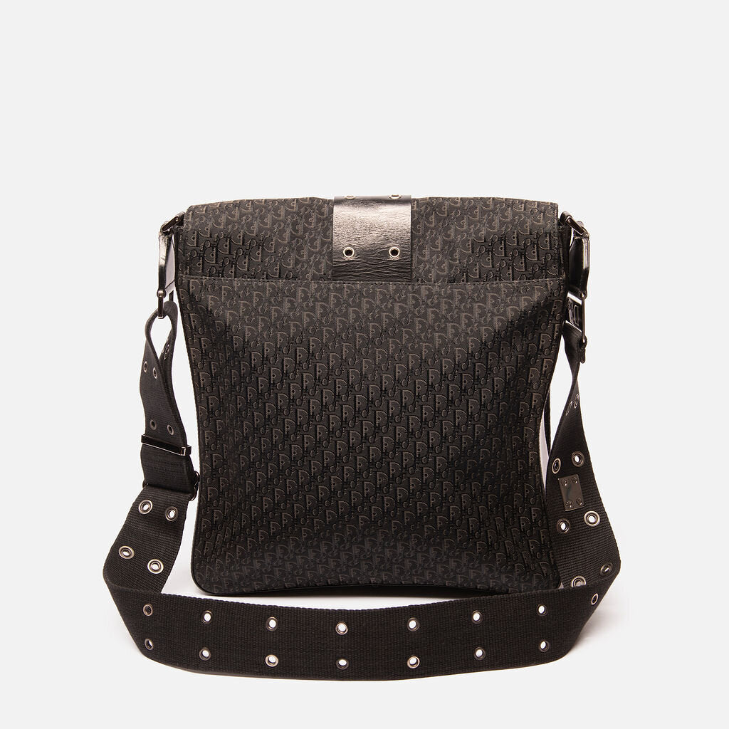 Christian Dior Black Safari Messenger Bag