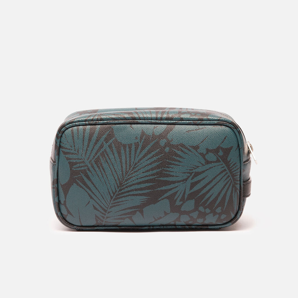 Saint Laurent Teal & Black Tropical Zip Pouch