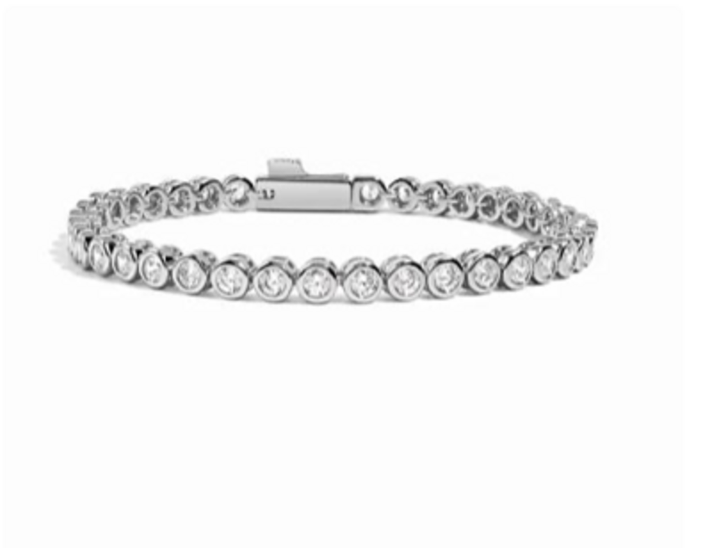 3MM ROUND TENNIS BRACELET WG