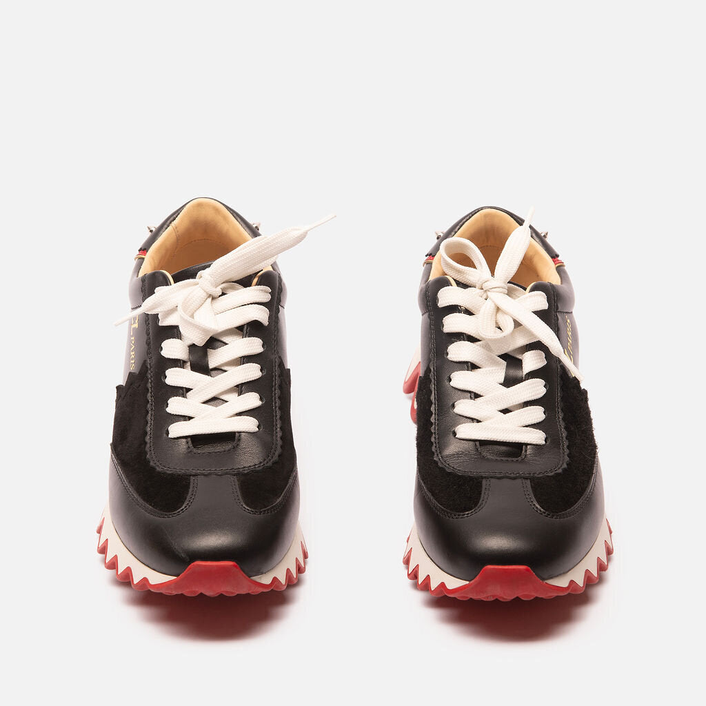 Christian Louboutin Black Leather Sneaker