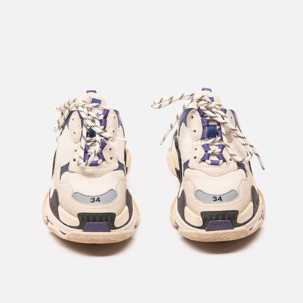 Balenciaga Purple Triple S Chunky Sneakers