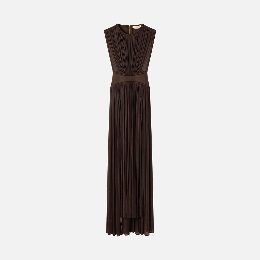 Zimmermann Hypnotic Column Dress, Chocolate, Size 1
