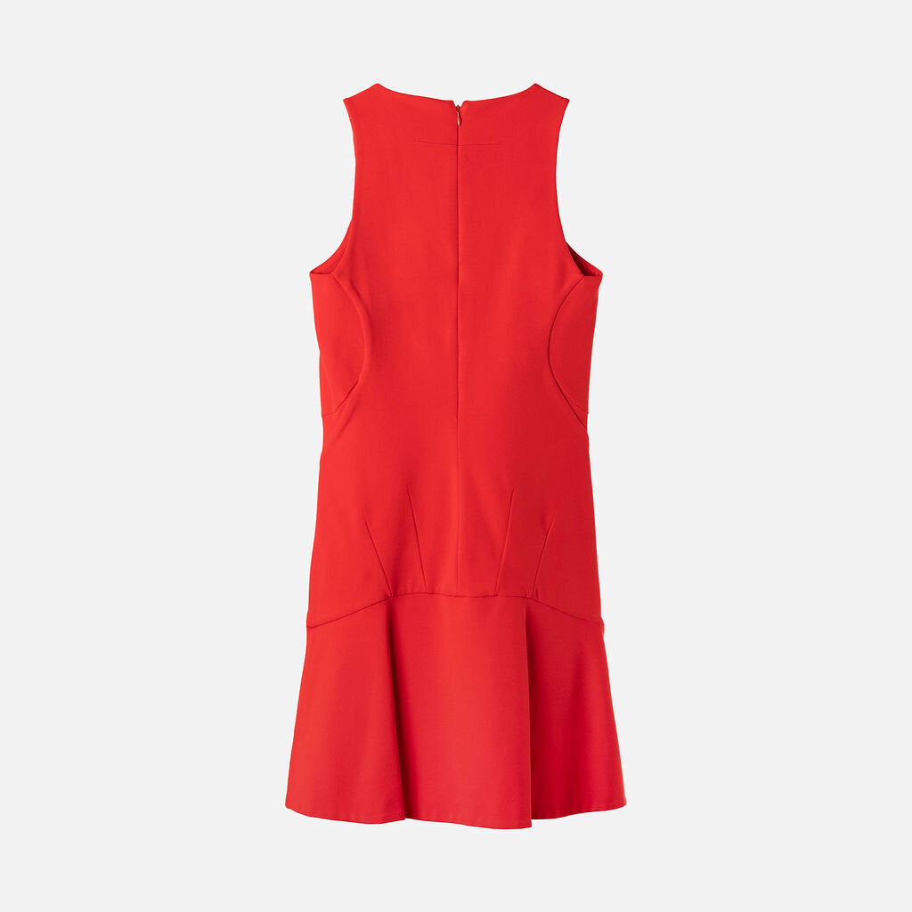 Givenchy Red Viscose Sleeveless Dress